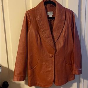 Via Accenti leather jacket